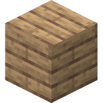 A single block of light brown planks.