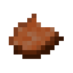 A small pile of brown powder.