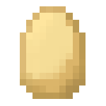 A simple, pixelated egg item.