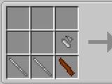 Crafting recipe for a flint knife