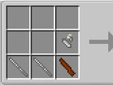 Crafting recipe for a bone arrow