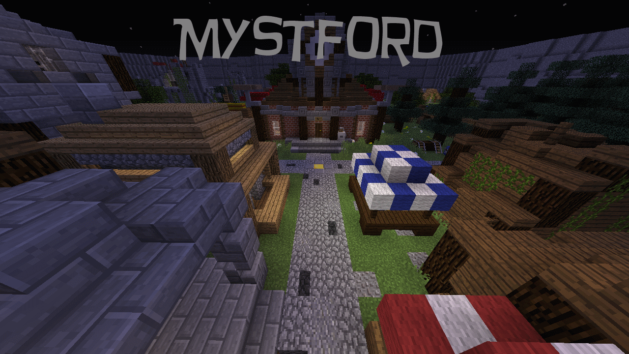 Overview of the Mystford town area