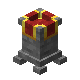 Red and gold magical-looking block