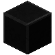 A simple black cube block icon.