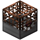 Minecraft mob spawner with a dark base