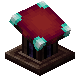 Enchanting table with a red book
