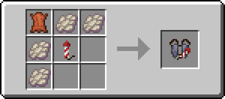 Crafting recipe for rocket boots