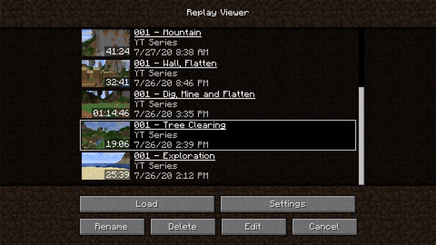 Replay Viewer GUI with multiple replays listed