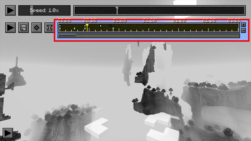 Timeline GUI for animation or playback