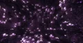 Purple particles in a dark void