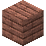 Minecraft dark oak wood planks block