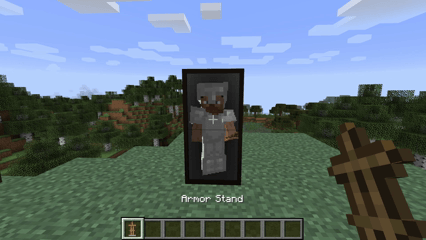 Armor Stand with full iron armor