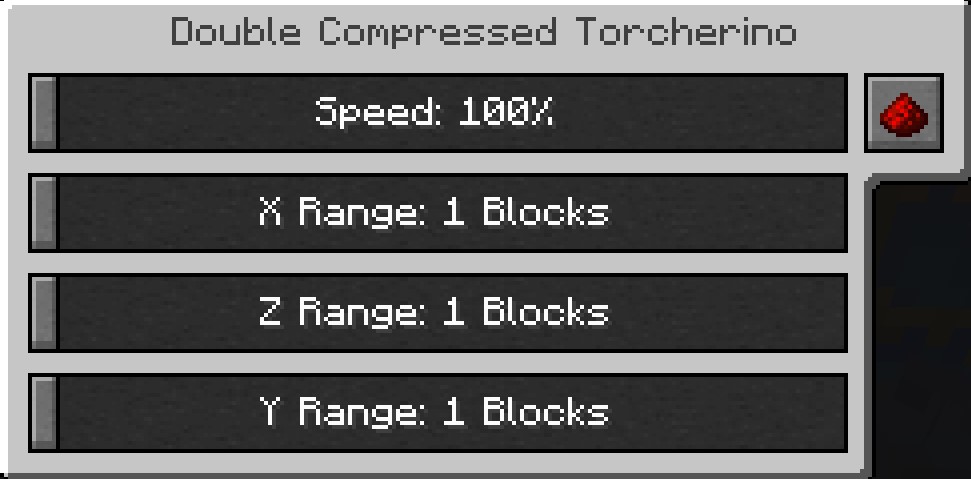 Double Compressed Torcherino GUI with range settings