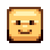 A small, smiling, yellow block face.